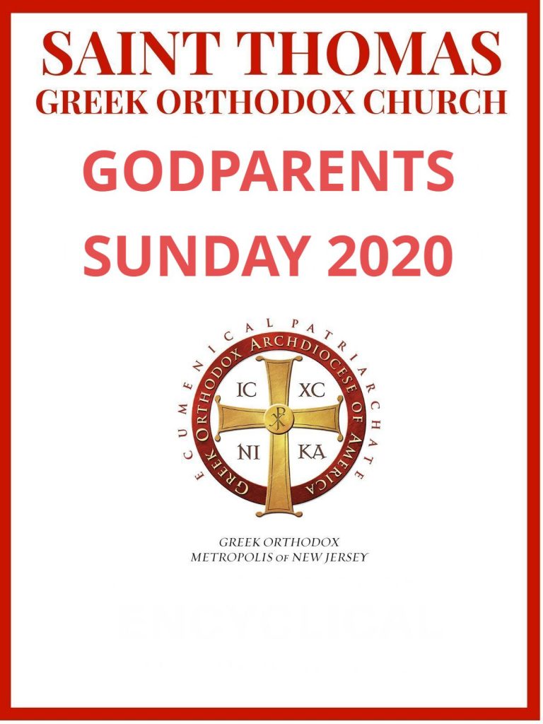 Godparents Sunday Saint Thomas Greek Orthodox Church